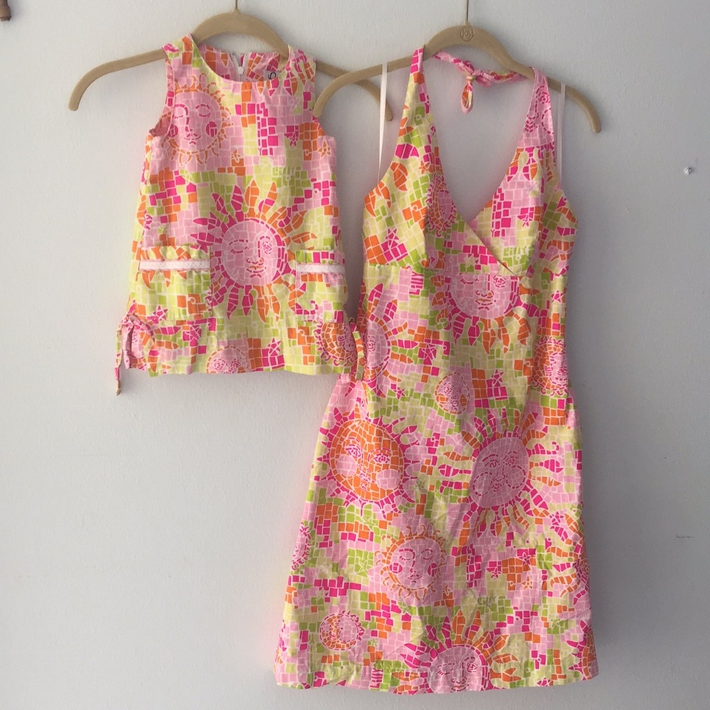 Mommy and me Lilly Pulitzer Sun Salute dresses